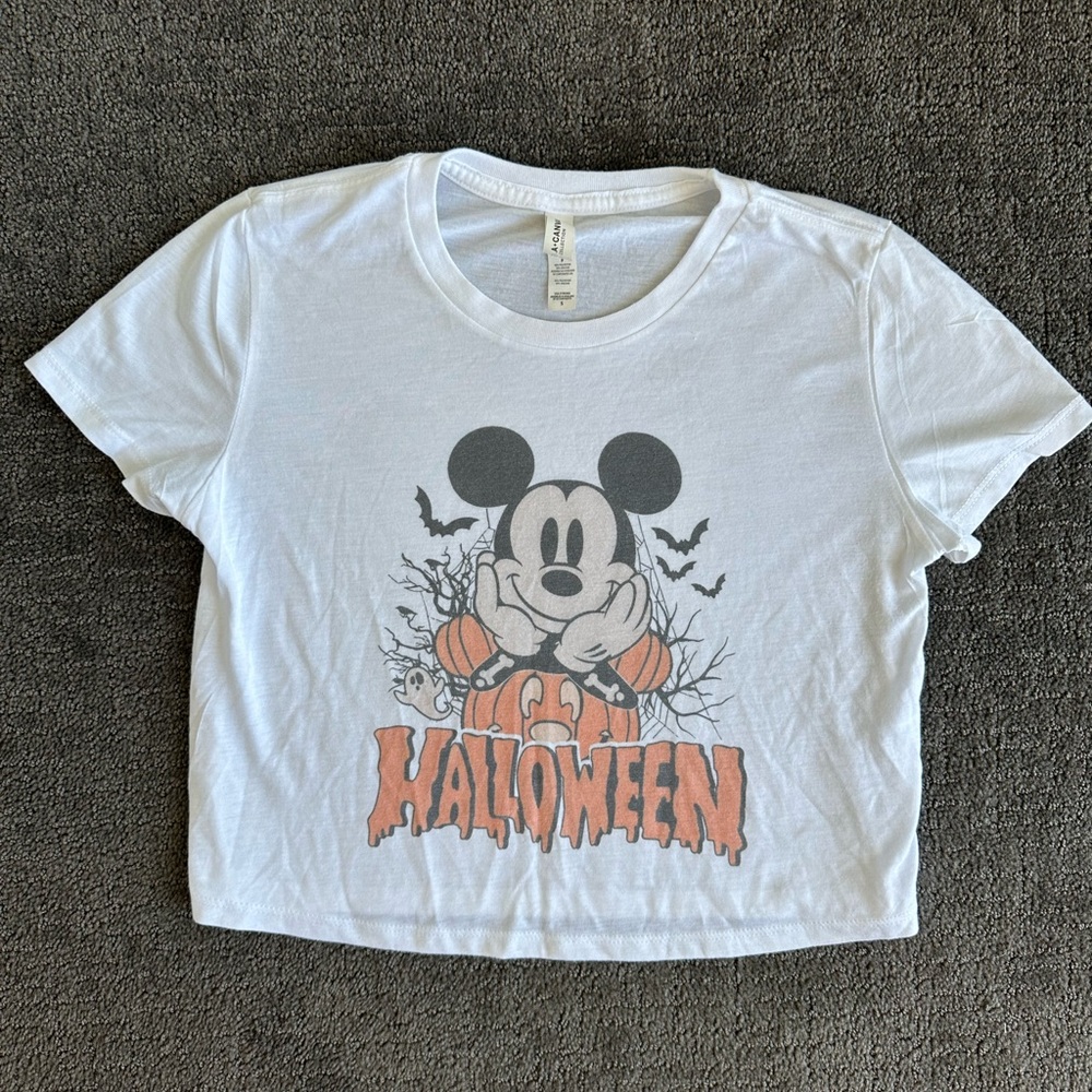 Disney Mickey Mouse Halloween crop tshirt